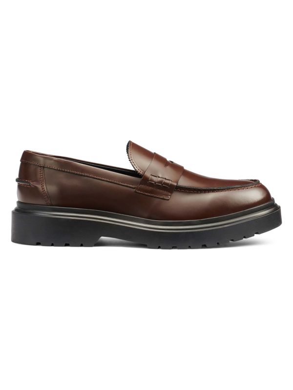 Karl Lagerfeld Paris Leather Penny Loafers